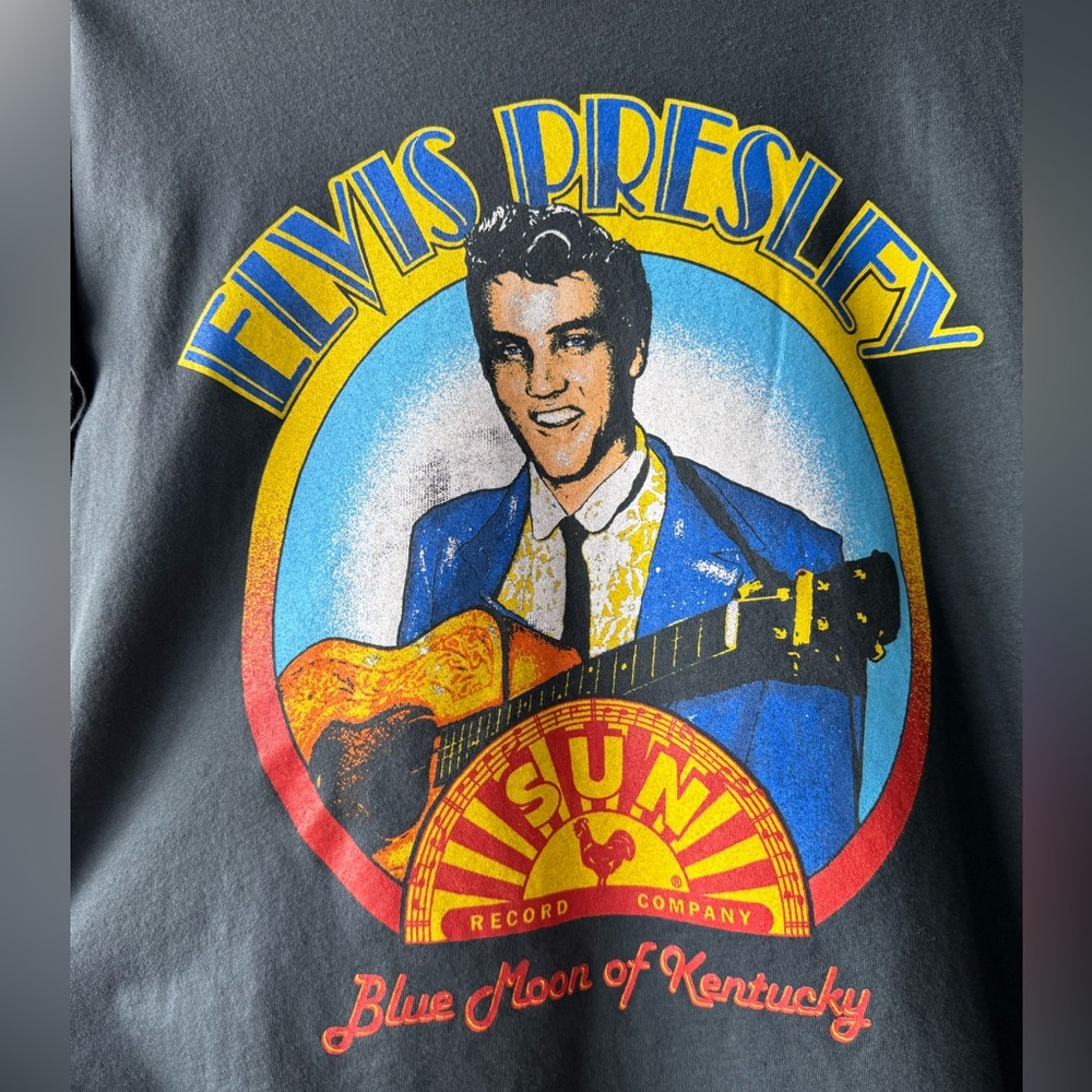 DAYDREAMER Sun Records x Elvis Blue Moon Solo Tee Size S - Picture 8 of 13